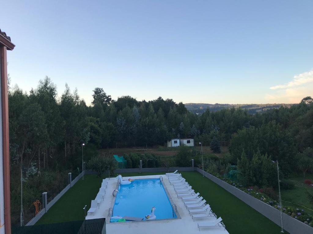 Pensión CHE O Pedrouzo Exterior foto